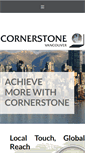 Mobile Screenshot of cornerstone-vancouver.com