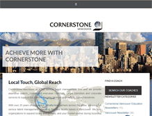 Tablet Screenshot of cornerstone-vancouver.com